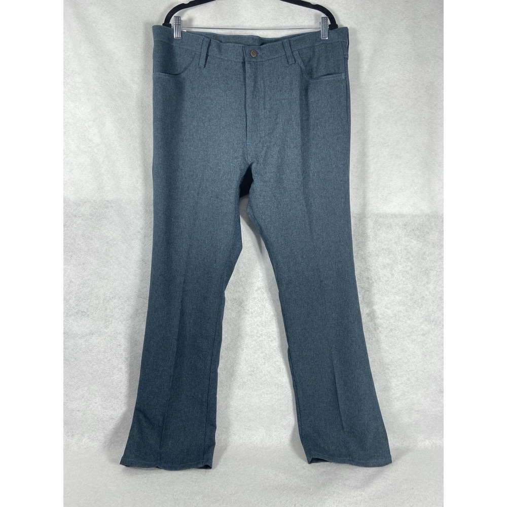 Wrangler Wrancher Boot Jeans Men's 38x32 Teal Wrinkle Resistant New